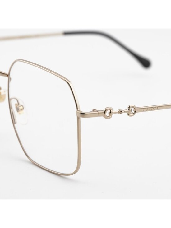 Gucci GG0952O 002 Eyeglasses Gold 57mm Aviator Frame